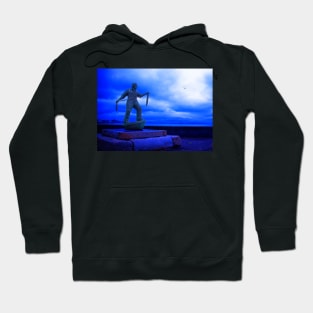 Newlyn Fisherman Statue Hoodie